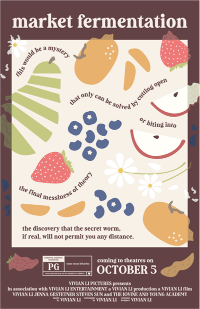 market fermentation poster design